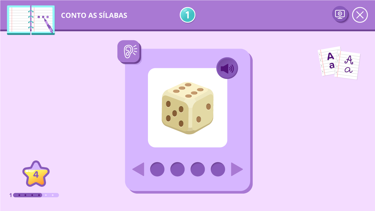 Uma atividade da plataforma