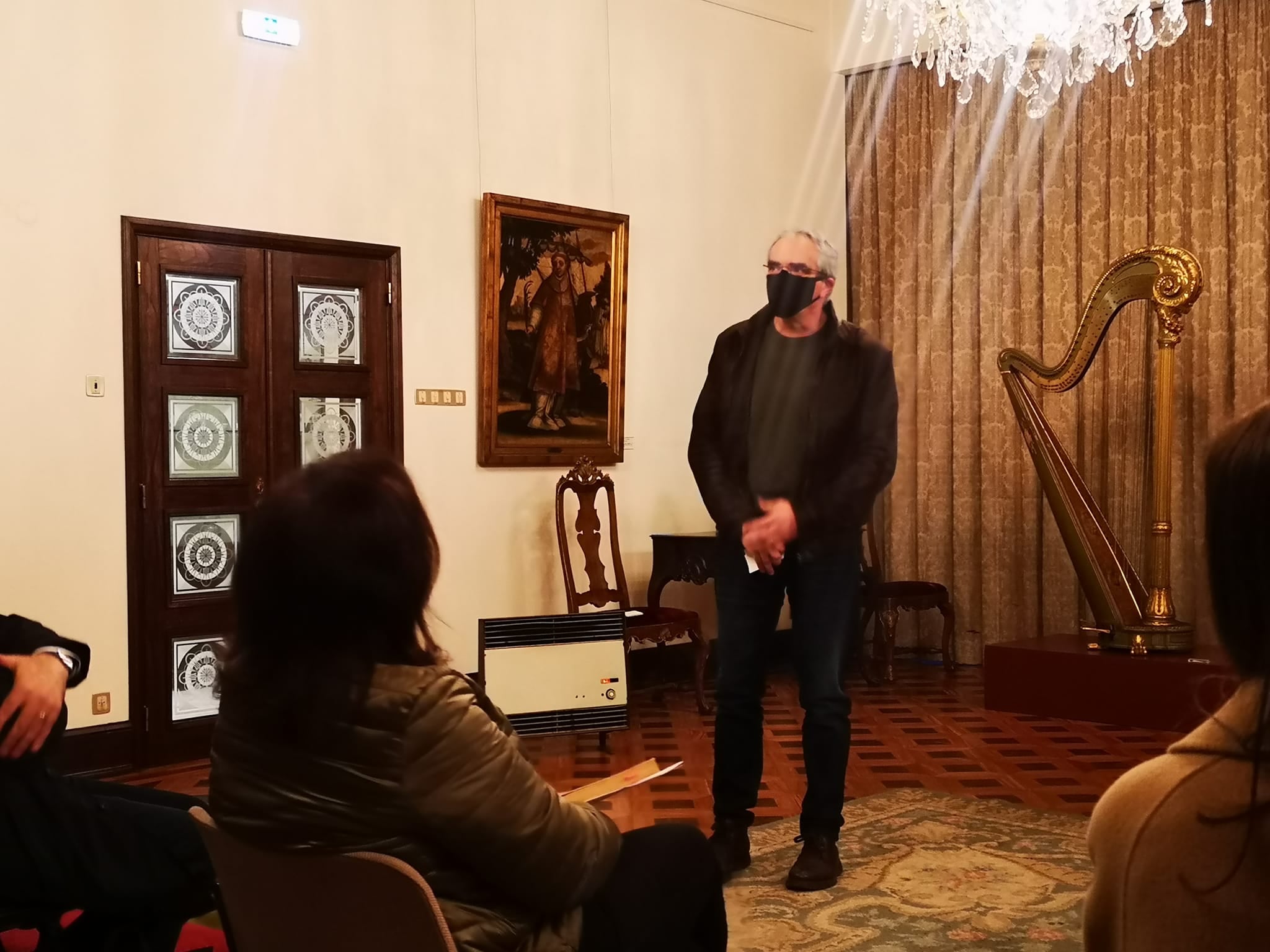 Intervenção do familiar da autora Luís Soares Barbosa (foto: Aida Alves/BLCS)