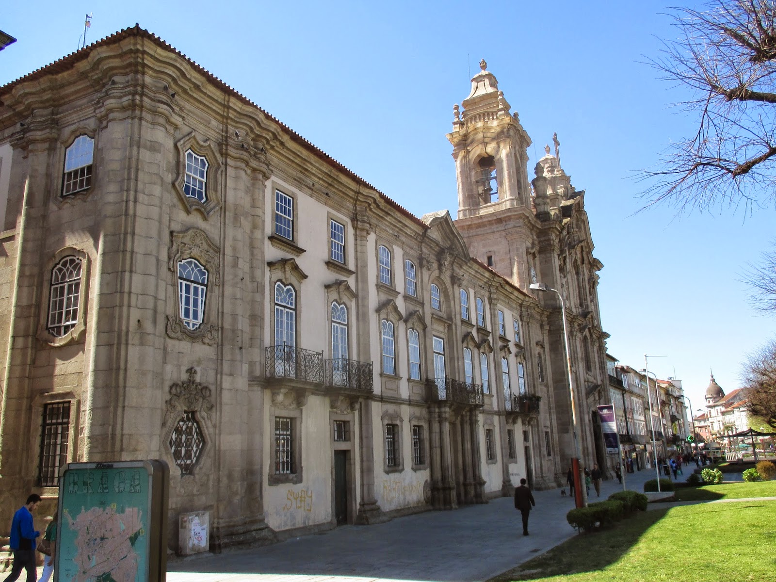 Edifício dos Congregados da UMinho, no centro de Braga