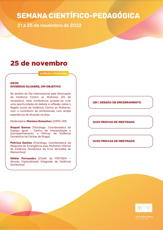 Semana Científico-Pedagógica da EPsi - 25 de novembro