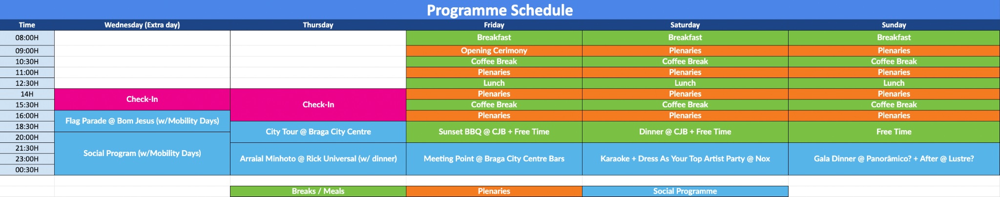 Assembleia Geral - programa