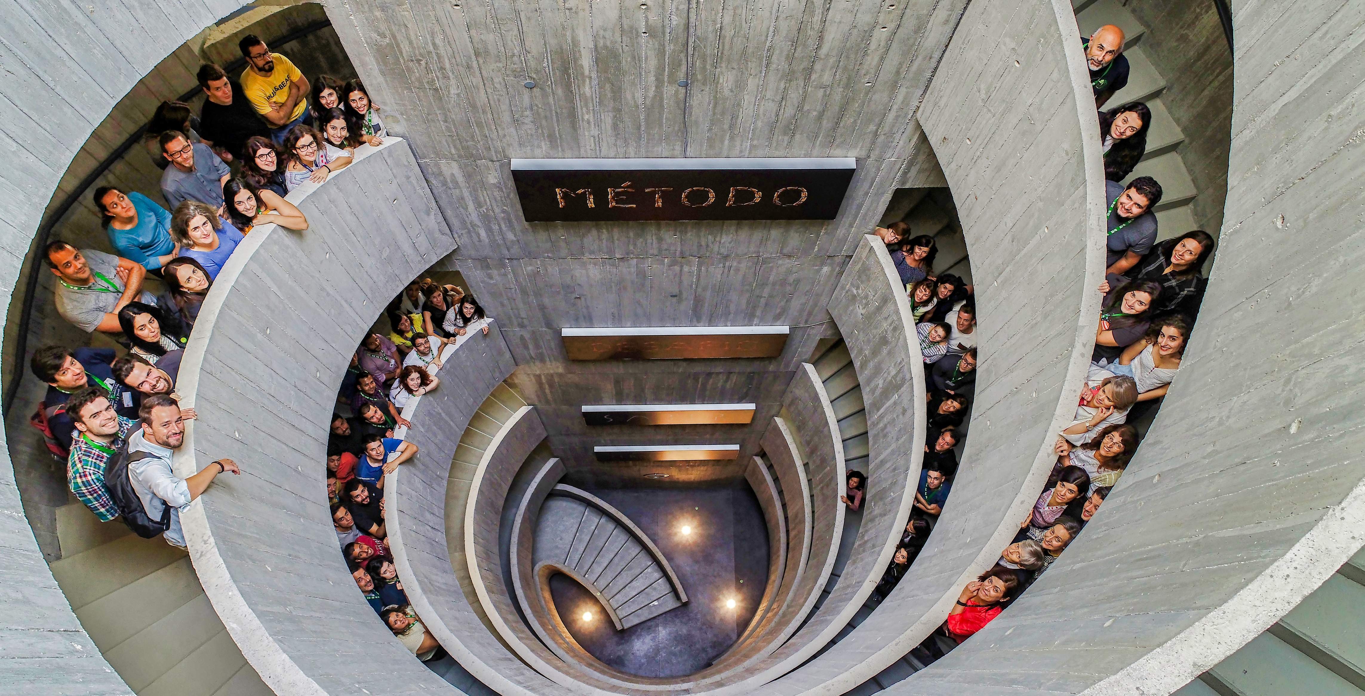 A equipa do CBMA no interior do IB-S, no campus de Gualtar, em Braga