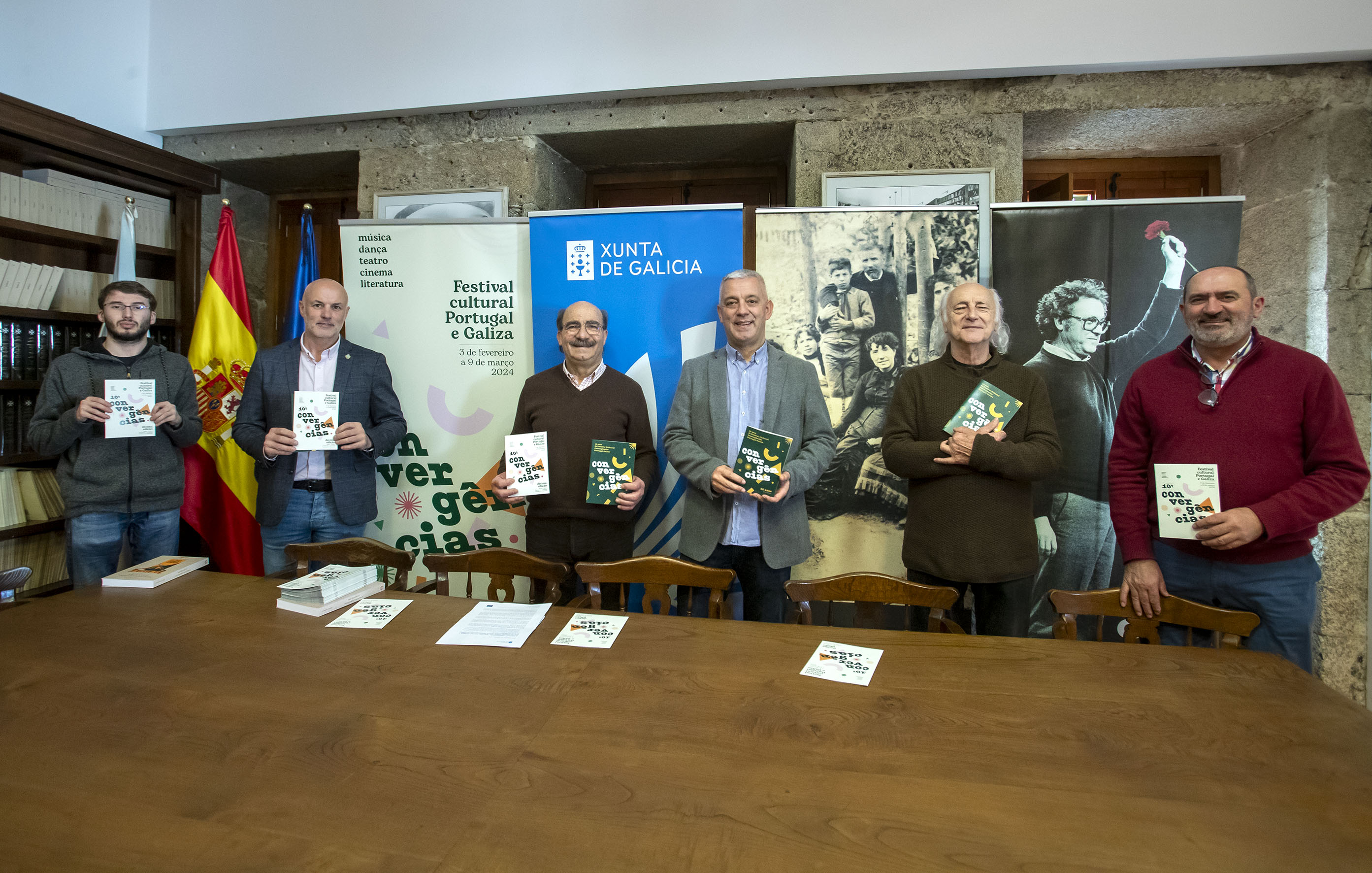 Apresentação do festival, a 1 de fevereiro, em Santiago de Compostela (foto: Xunta de Galicia)