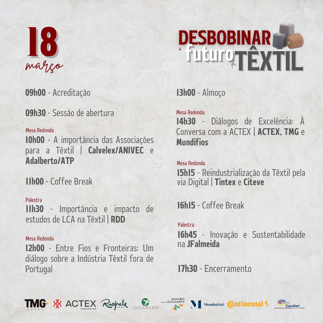 Programa - 18 de março