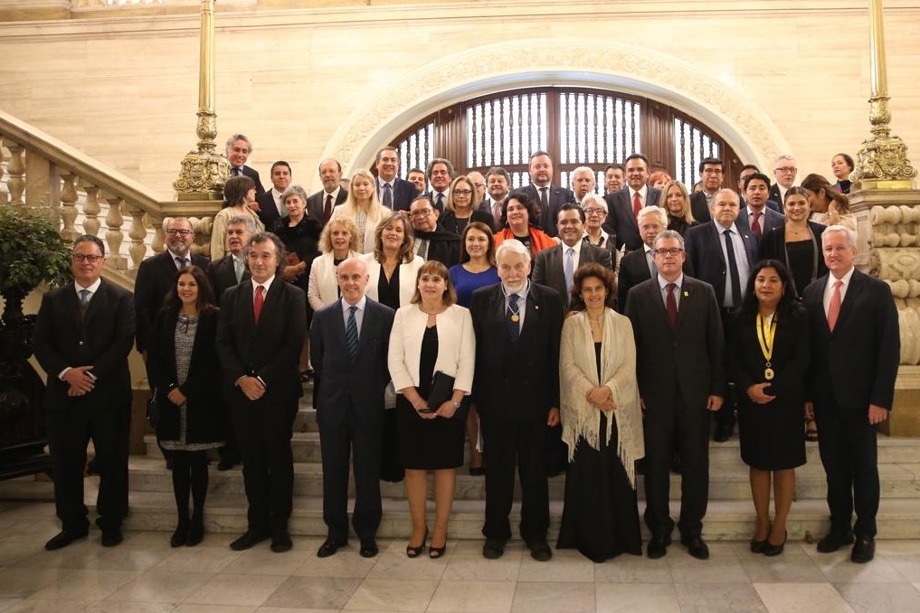 Participantes da Assembleia-Geral do Grupo Compostela (foto: Ministério da Educação do Peru)