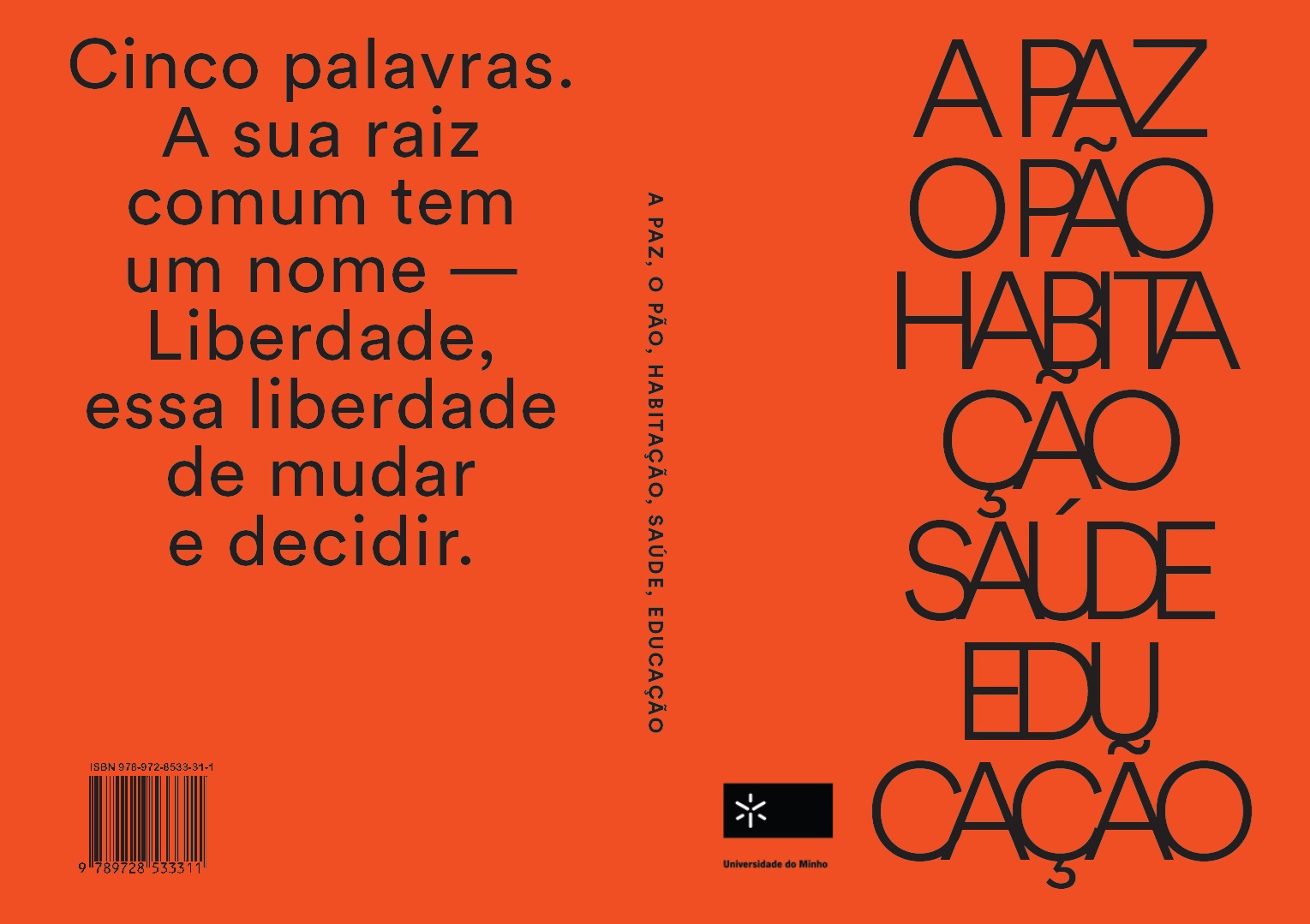 Capa e contracapa do livro