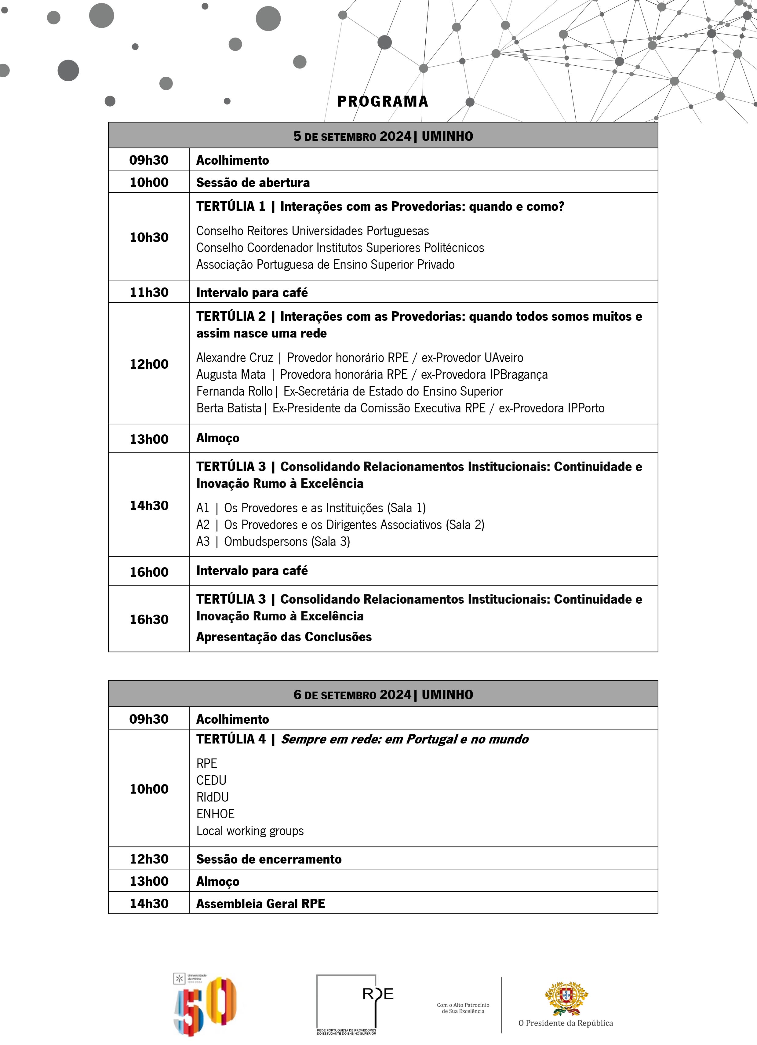 Programa do Encontro