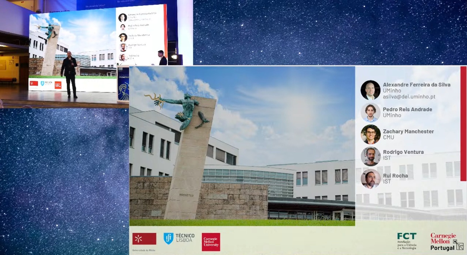 Parceria na coordenação do projeto