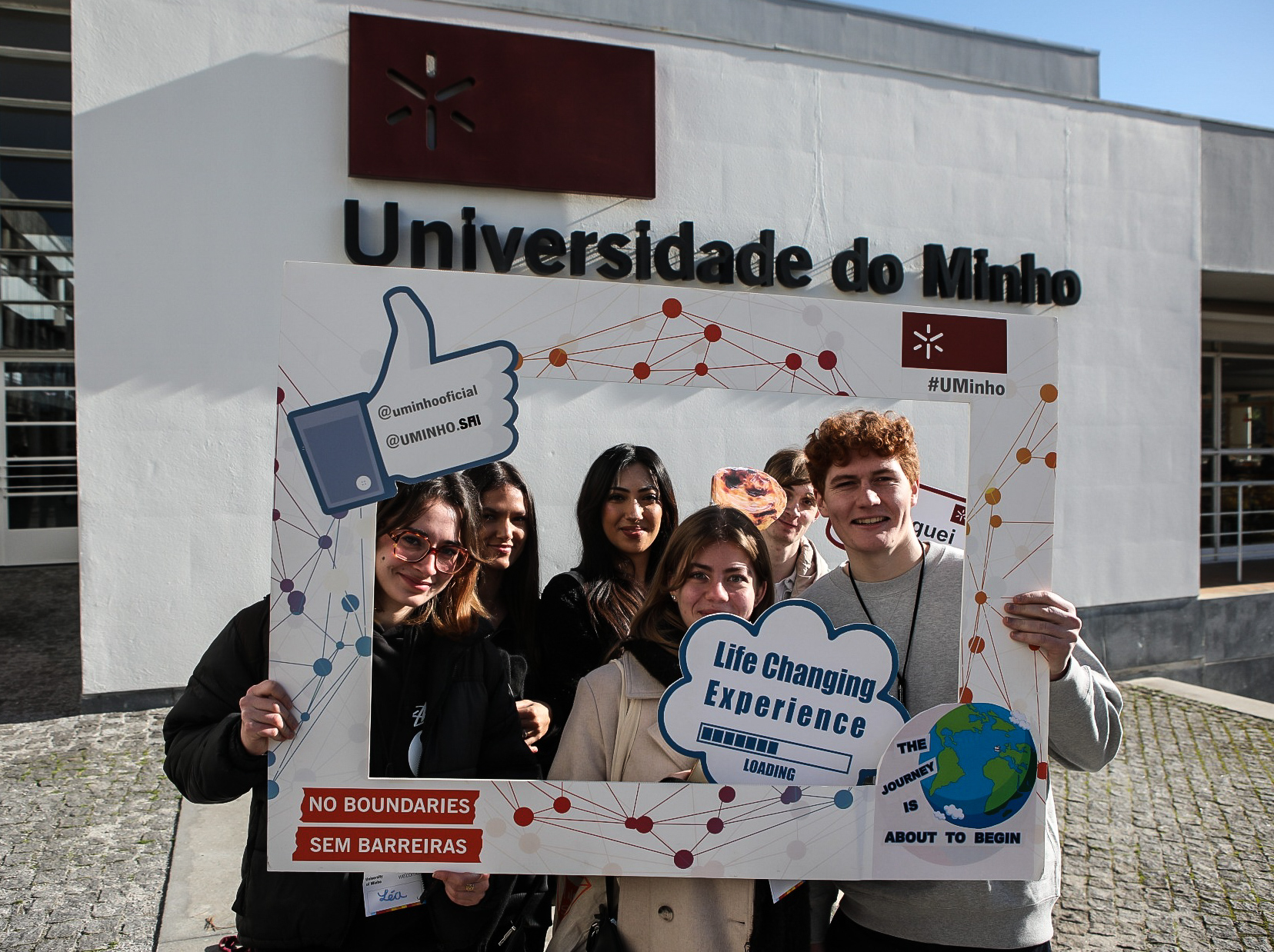 Estudantes foram recebidos no campus de Azurém