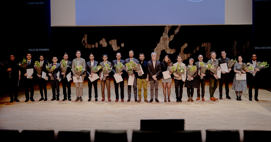 Os premiados com bolsas da Fundação Villum em 2025 (foto: Line Gundal)