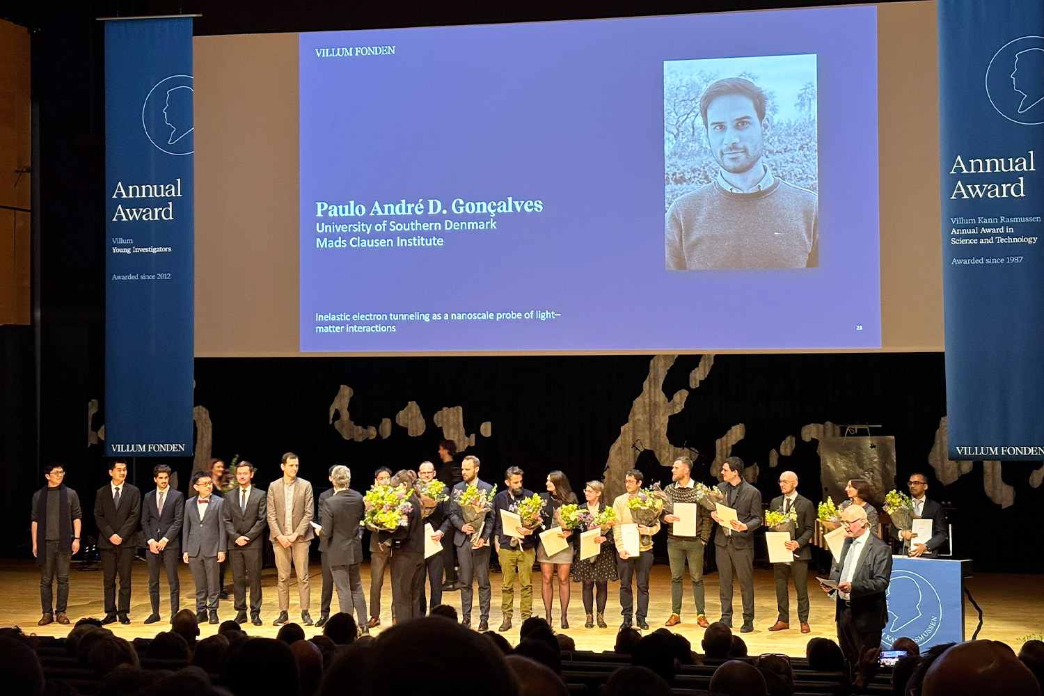 Os premiados com bolsas da Fundação Villum em 2025 (foto: Line Gundal)