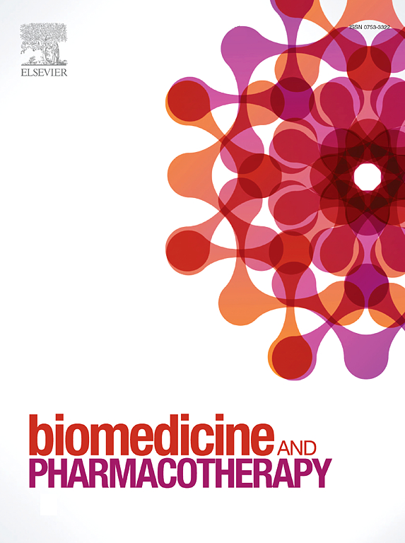 Capa da revista científica Biomedicine & Pharmacotherapy