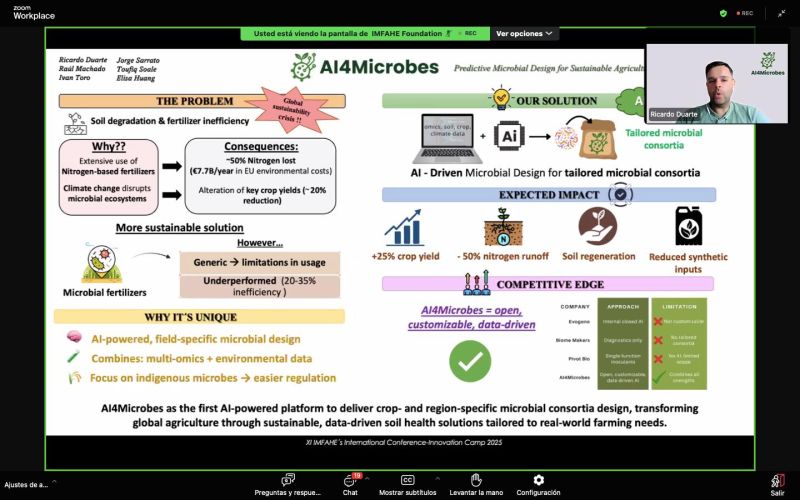 Momento da apresentação