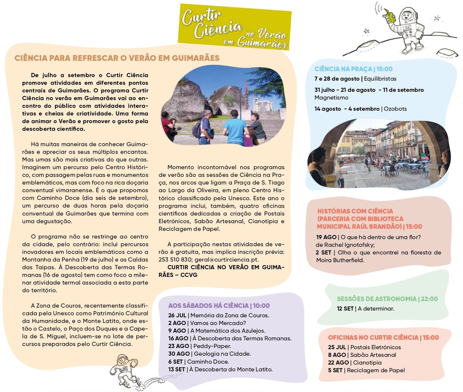 Programa (recorte do jornal O Conquistador)