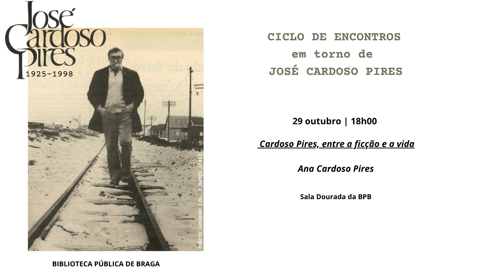 Ciclo de encontros - 1ª sessão