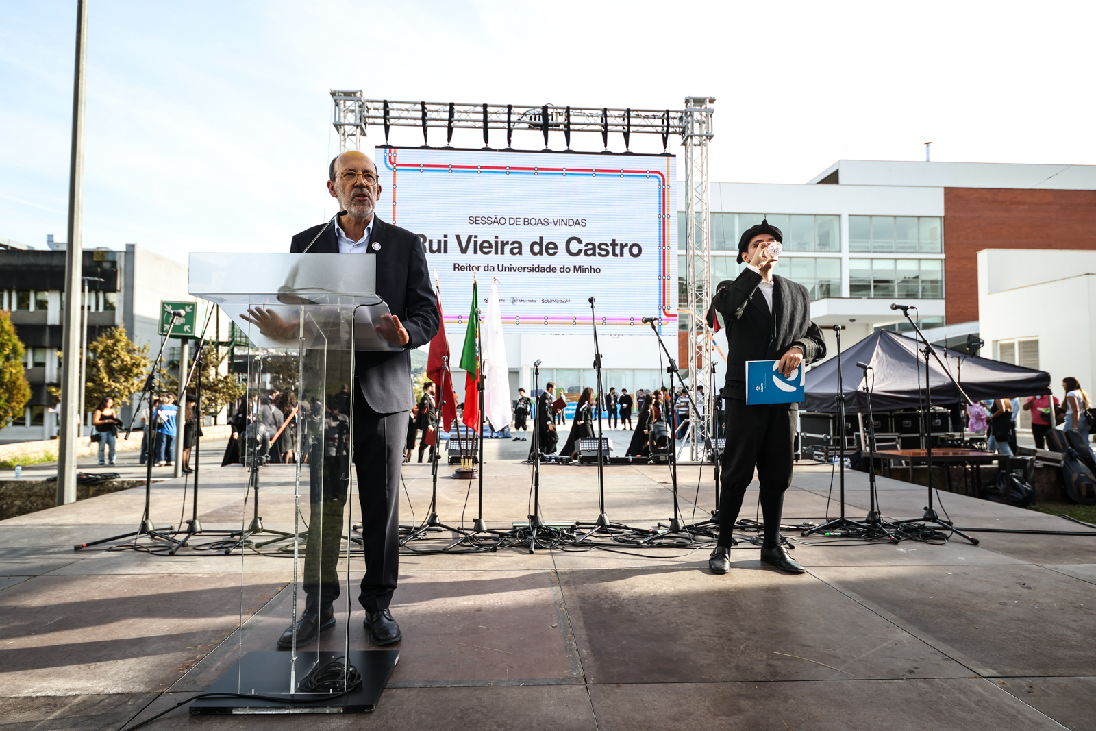 Sessão de boas-vindas (foto: Nuno Gonçalves)