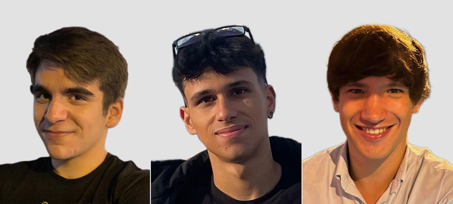 Damião Pereira, João Ventura e Ricardo Pinho