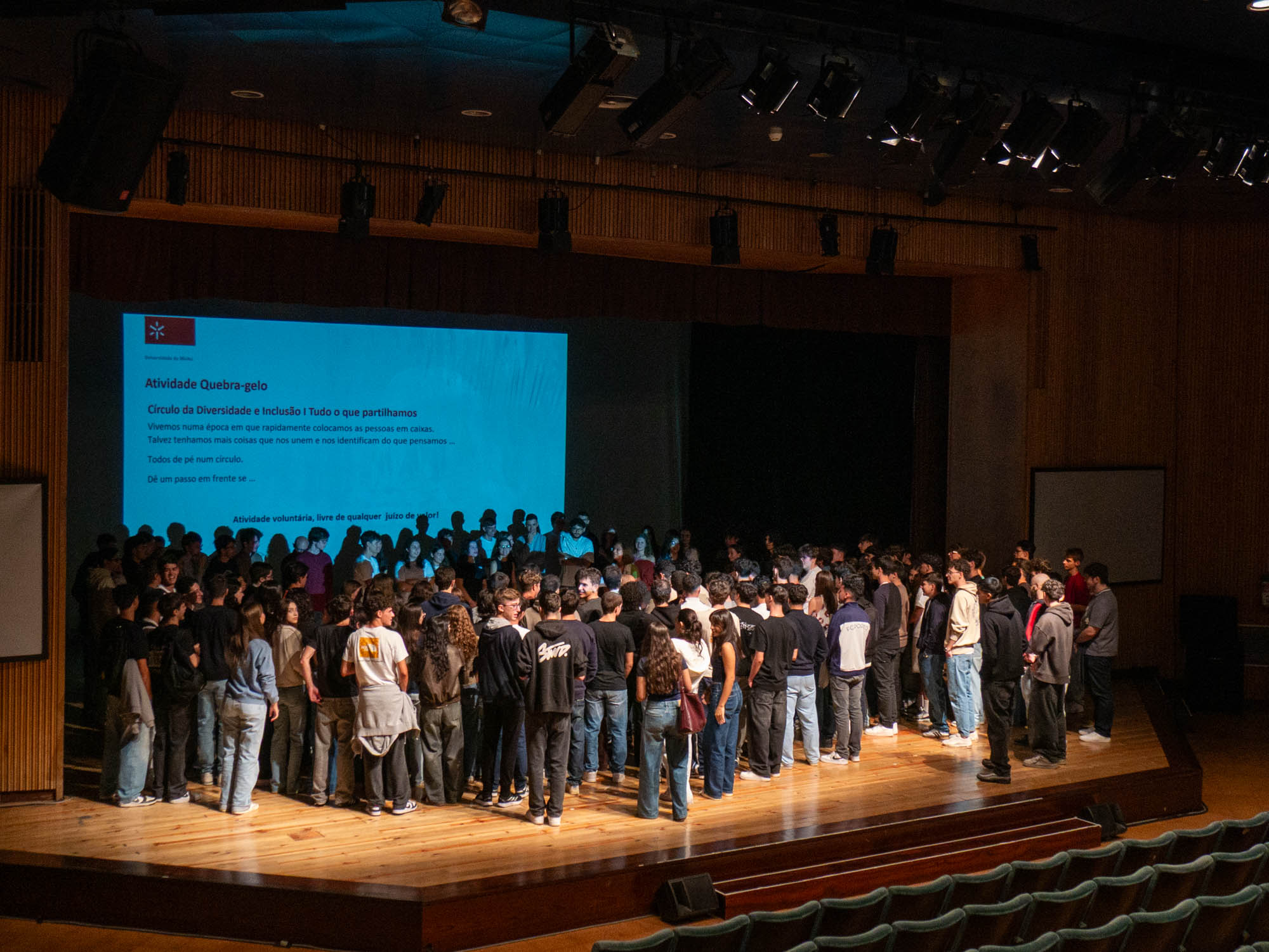 setembro - Acolhimento aos novos estudantes