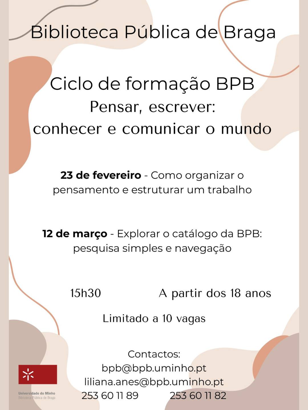Poster - 23 de fevereiro e 12 de março