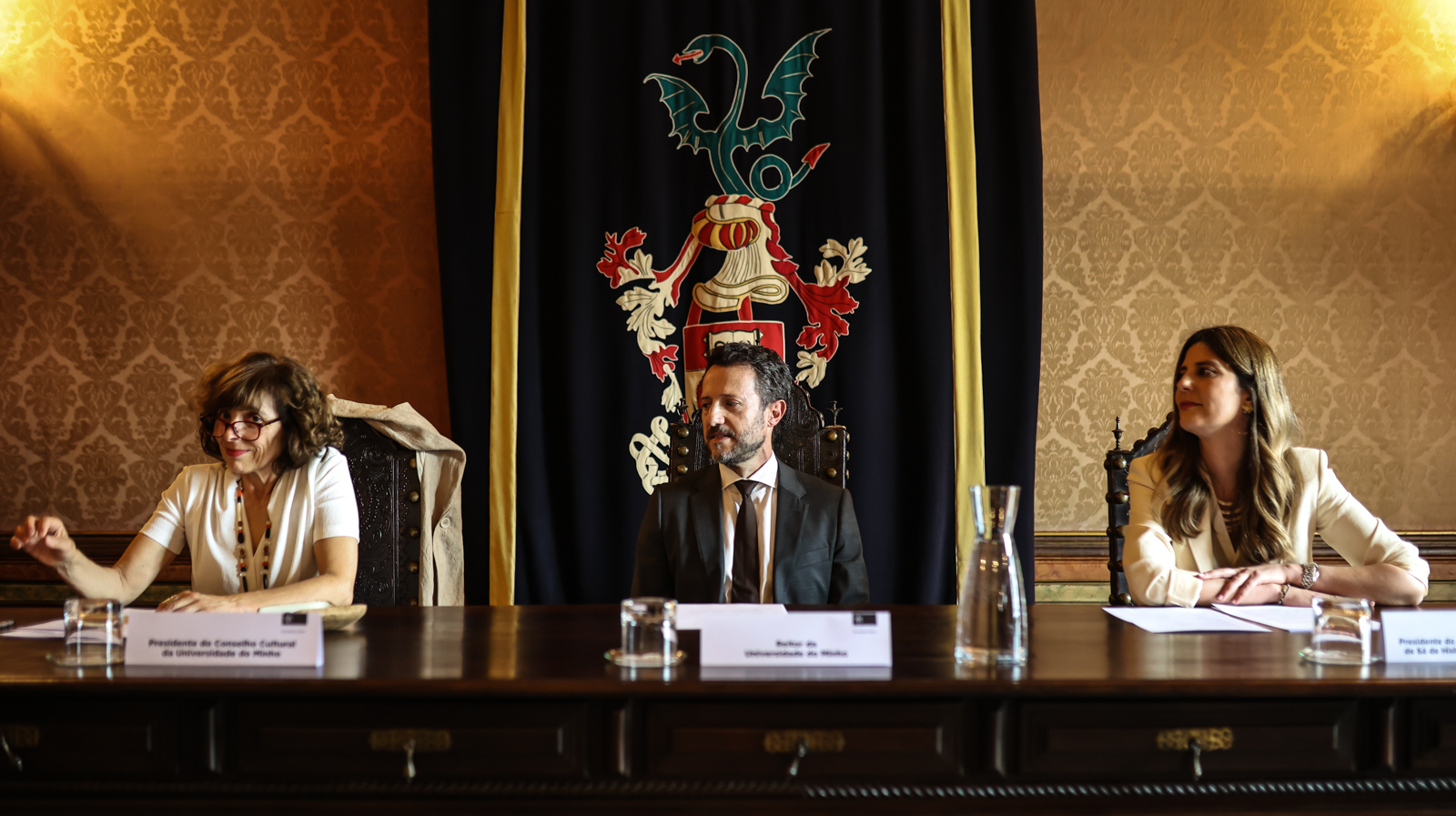 Manuela Ivone Cunha, Pedro Arezes e Alexandra Esteves (foto: Nuno Gonçalves)