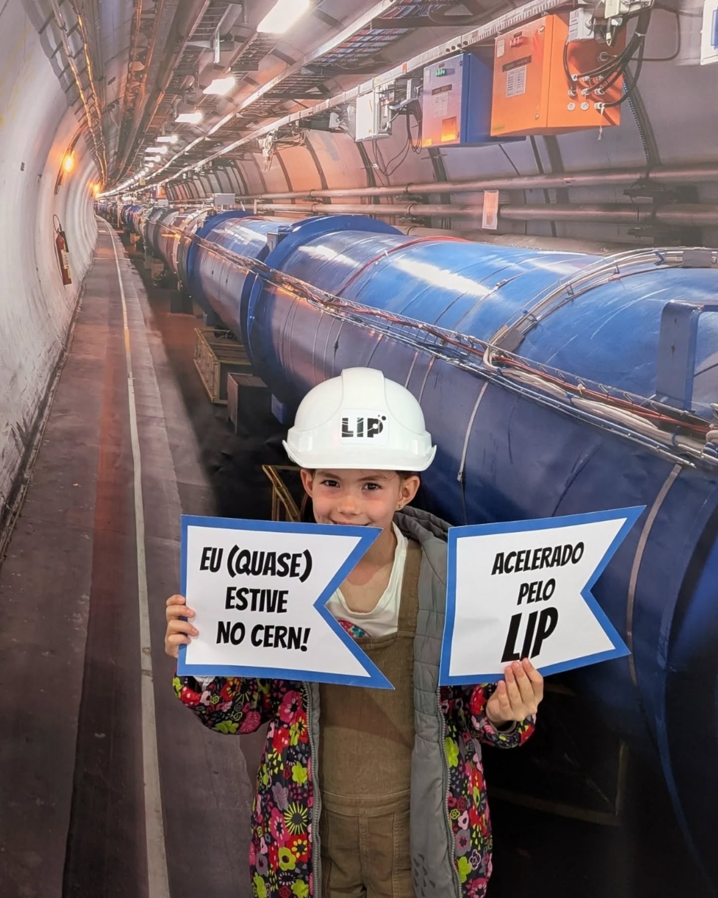 Os mais novos podiam fotografar-se como se estivessem no CERN (foto: arquivo)
