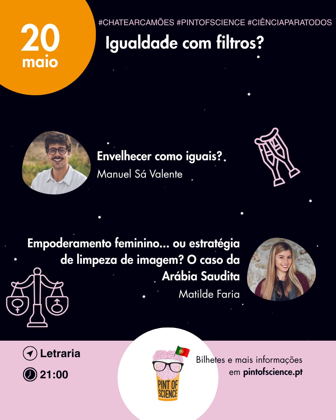 20 de maio, 21h00-23h00
