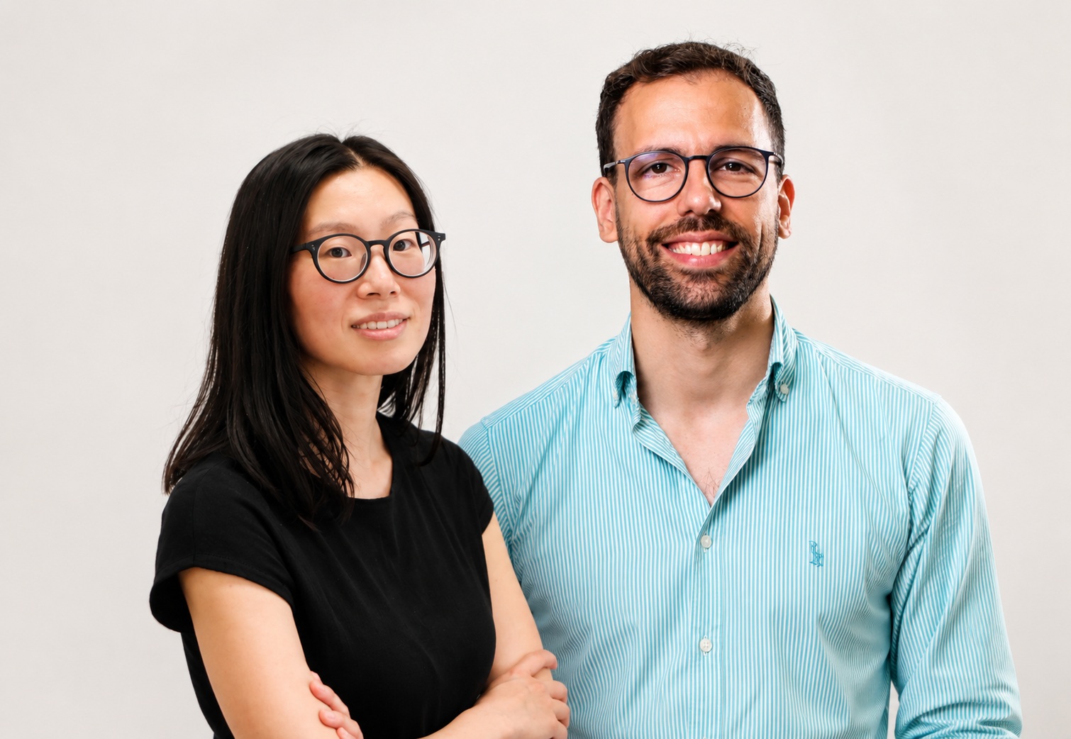 Fangyuan Zheng e Pedro M. Martins (foto: Nuno Gonçalves)