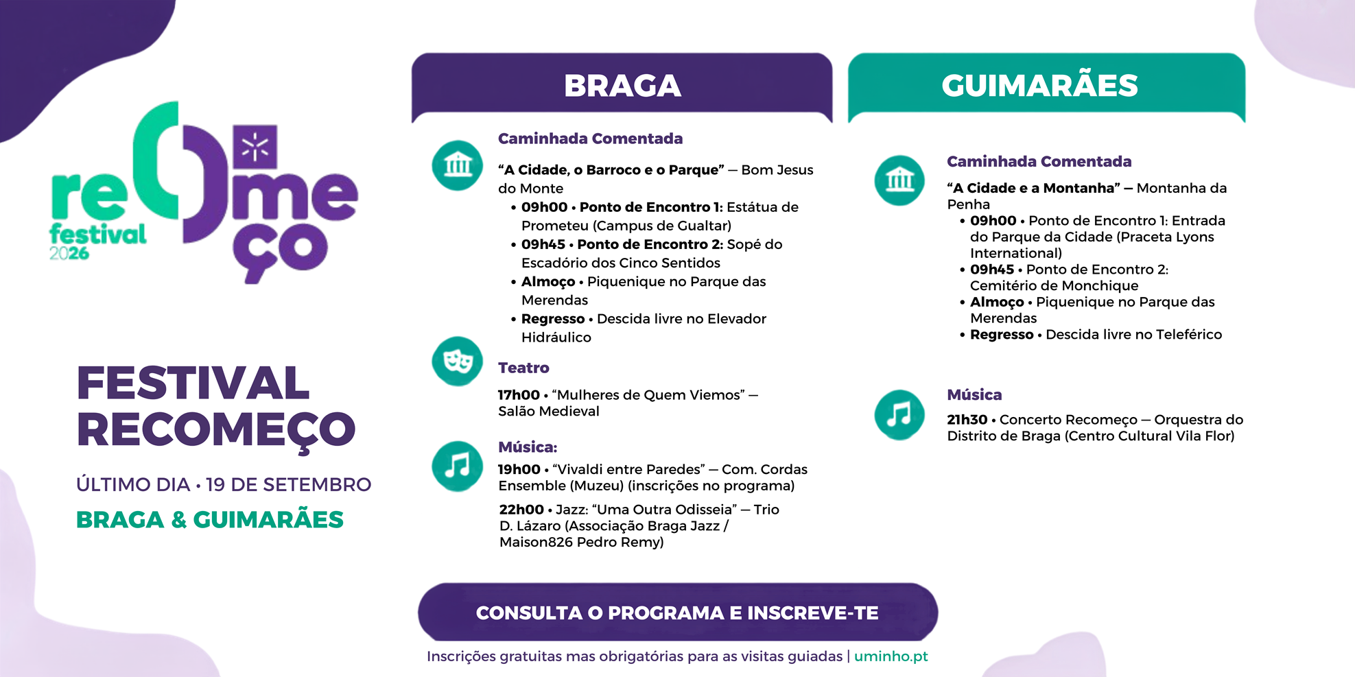 Programa - 19 de setembro