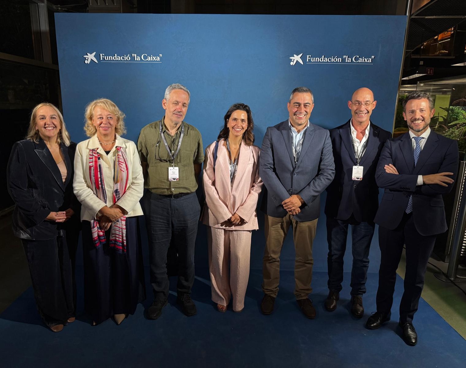Patrícia Maciel (diretora do ICVS), Madalena Alves (presidente da FCT), os investigadores Miguel Gama, Ana João Rodrigues, Agostinho Carvalho e Nuno Neves e Pedro Arezes (reitor da UMinho)