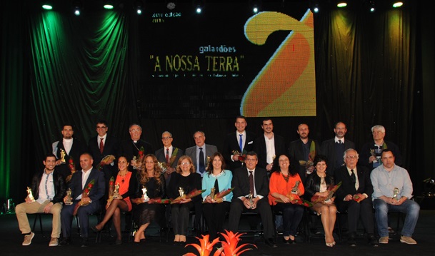 Os premiados com os galardões "A Nossa Terra" em 2015