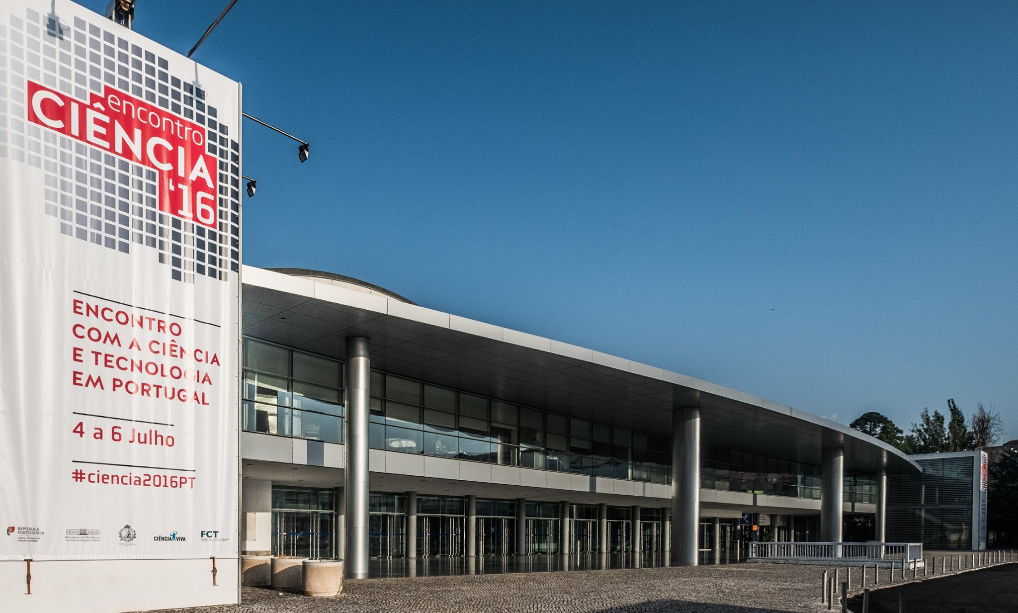Ciência 2016 - entrada do Centro de Congressos de Lisboa