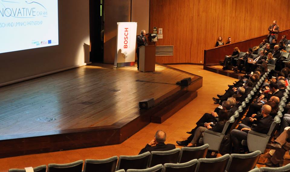 Discurso de Nelzon de Sousa (foto: GCII-UMinho)