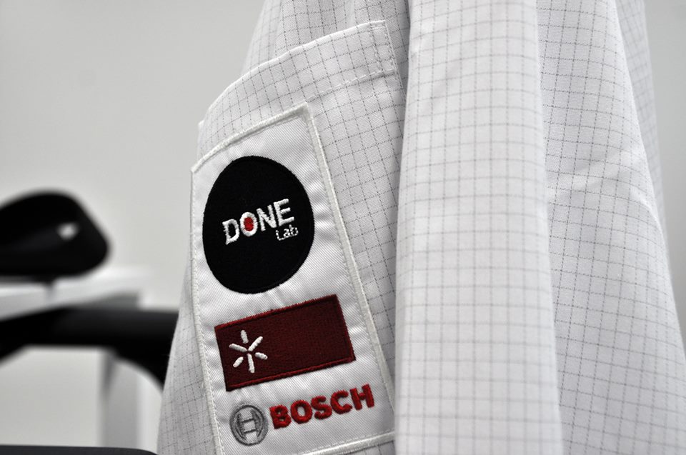 Pormenor de bata (foto: GCII-UMinho)