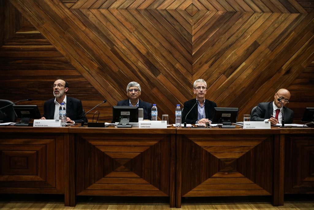 Debate de professores/investigadores em Gualtar (foto de Nuno Gonçalves)