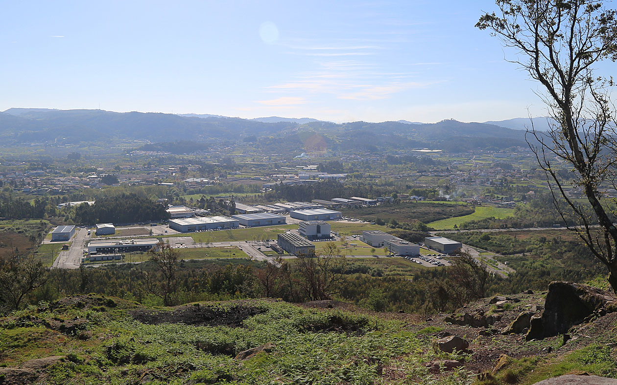 Vista panorâmica do Avepark - Parque de Ciência e Tecnologia de Caldas das Taipas (foto: Reflexo das Taipas)