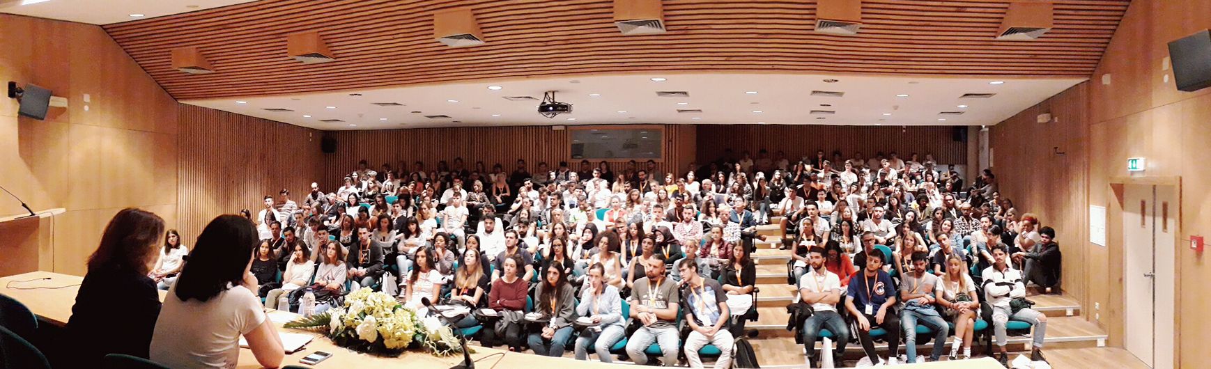 Boas-vindas em Gualtar com a pró-reitora Carla Martins