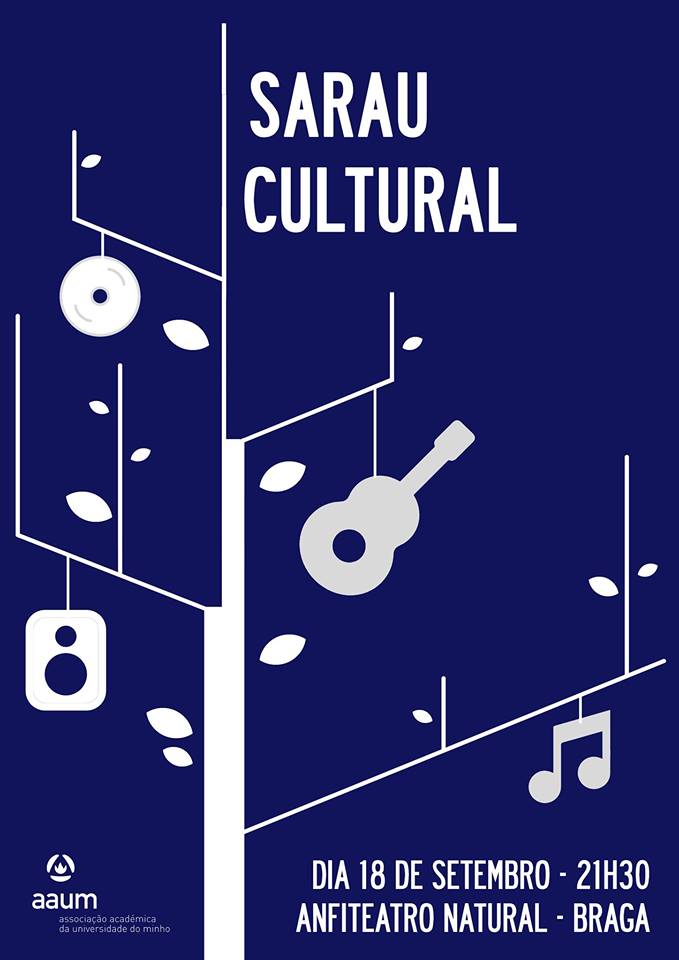 Sarau Cultural - poster Braga