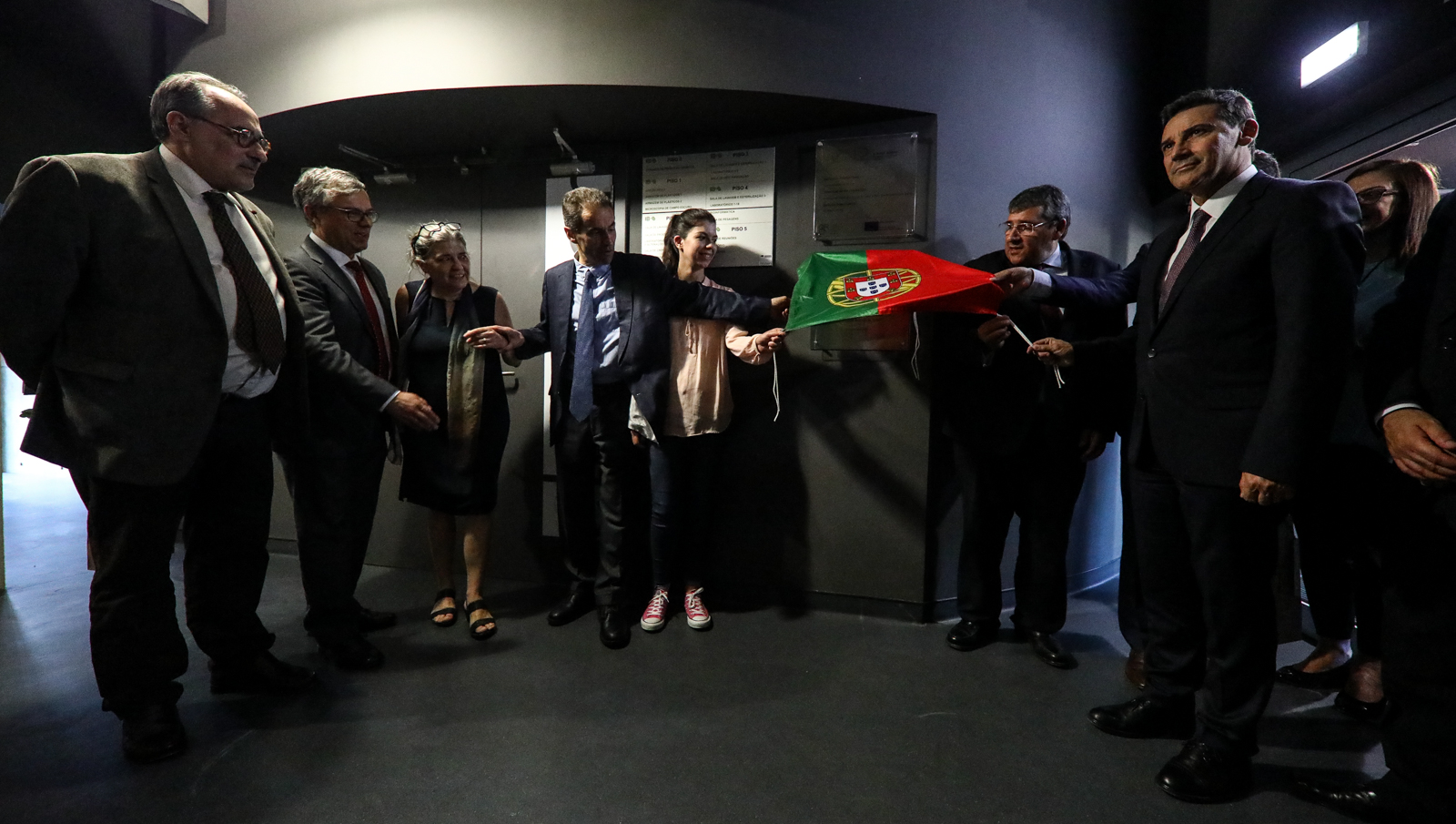 Descerramento de placa (foto de Nuno Gonçalves/UMdicas)