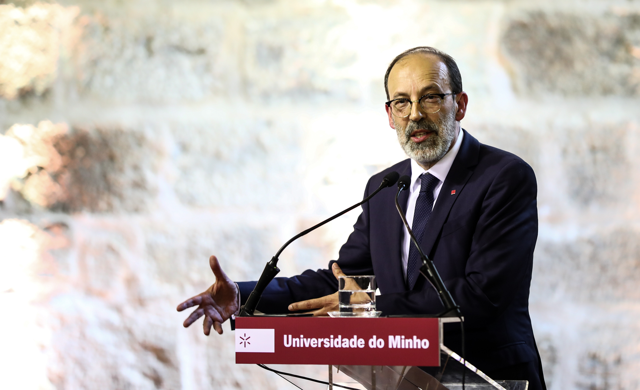 Reitor Rui Vieira de Castro (foto de Nuno Gonçalves)