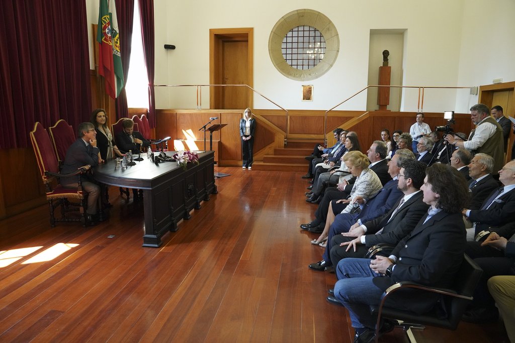 Cerimónia de entrega do prémio em 2018 (foto de arquivo: CM Guimarães)