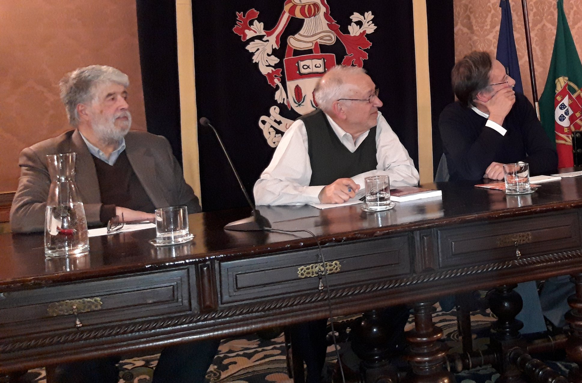 Convívio na Reitoria (foto: Henrique Barreto Nunes)