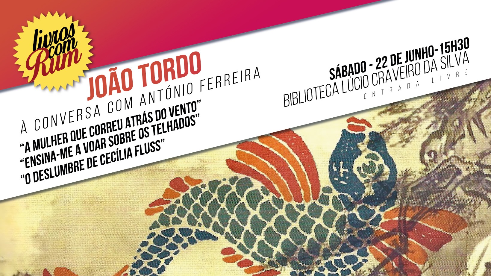 João Tordo - 22 de junho de 2019