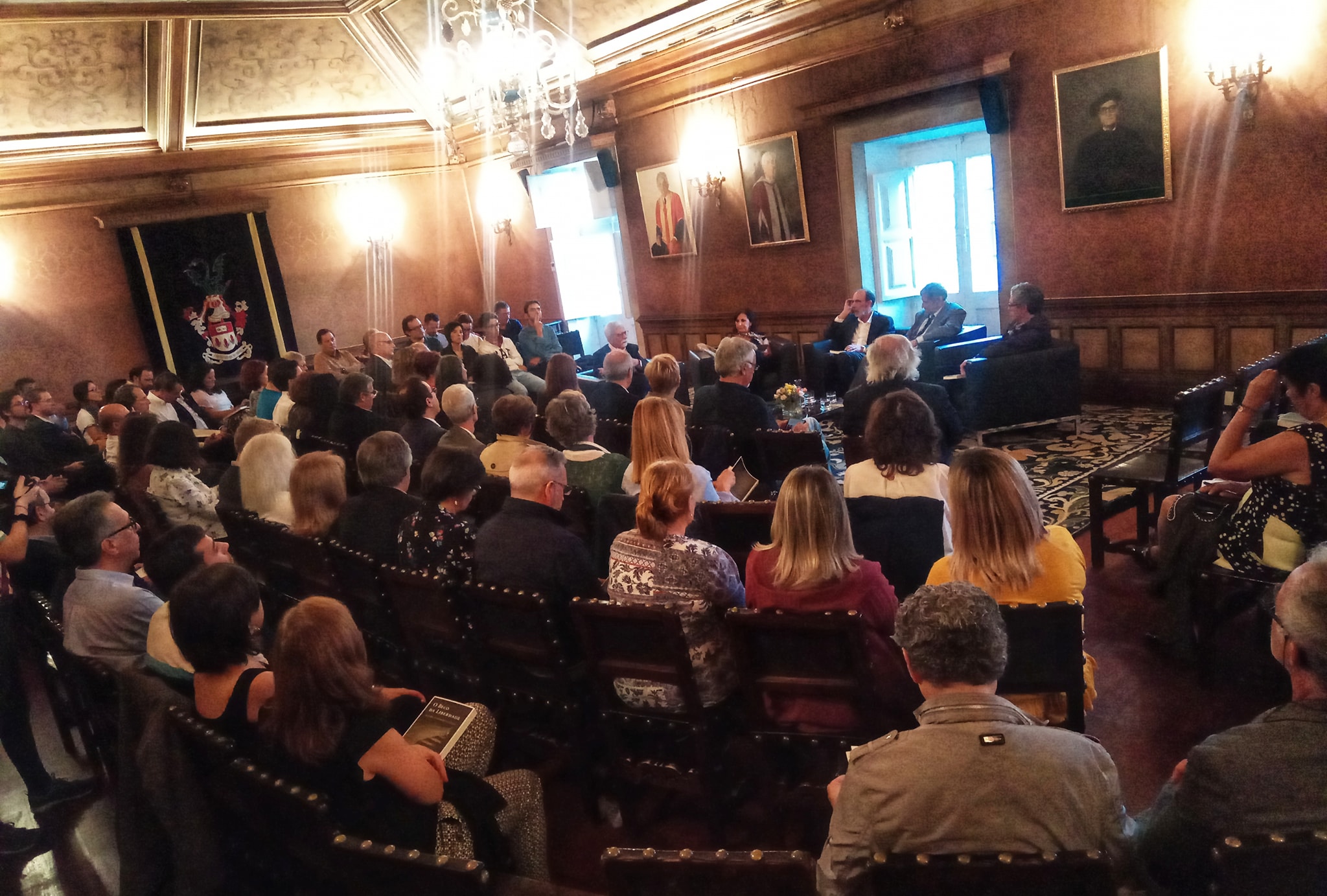 Apresentação de O Beco da Liberdade, de Laborinho Lúcio (foto: Nuno Gonçalves)