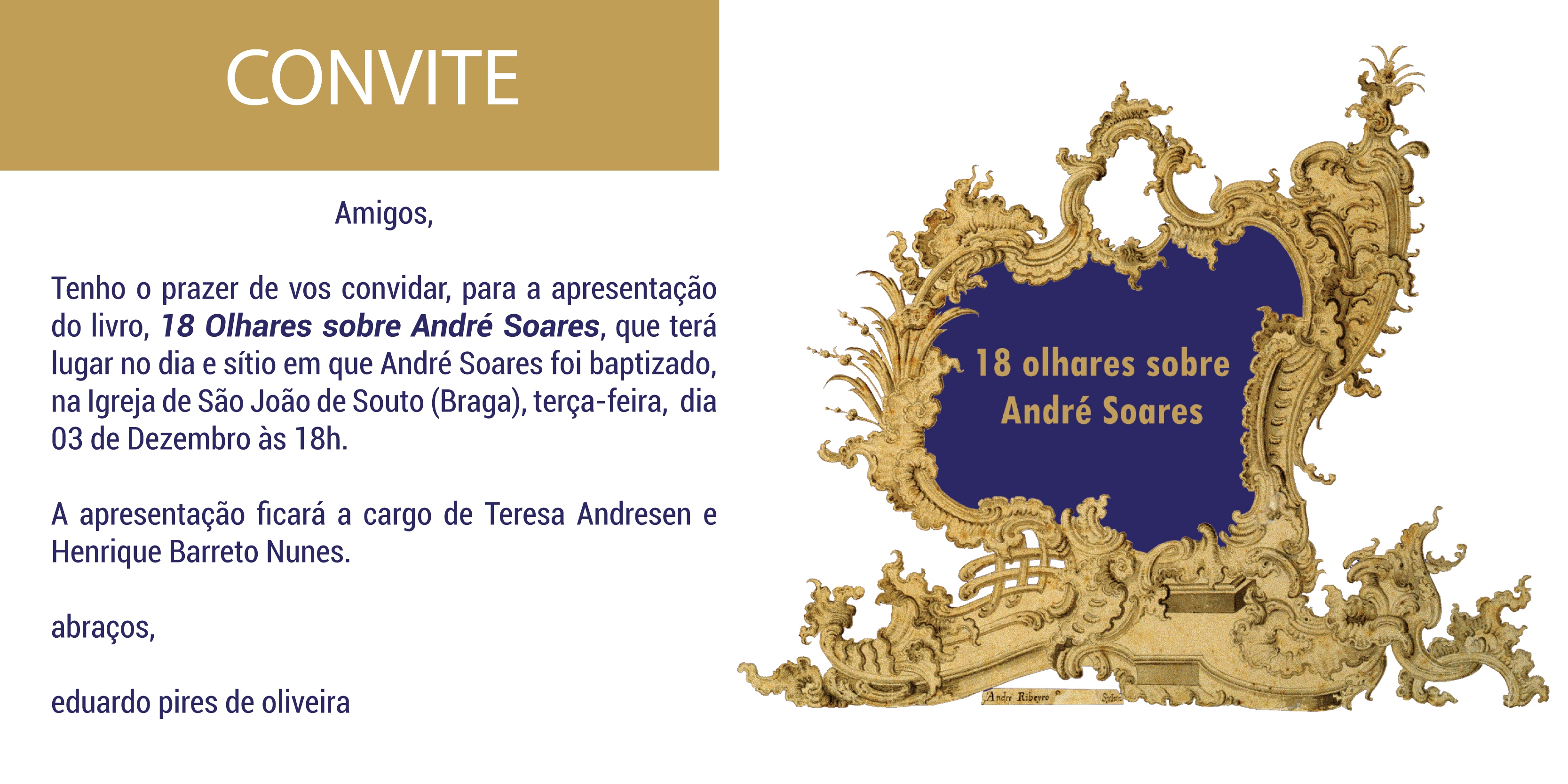 Convite - 3 de dezembro